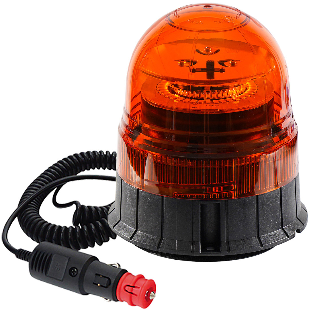 Maják oranžový magnetický, 39× LED, 19 W, 169 × 142 mm