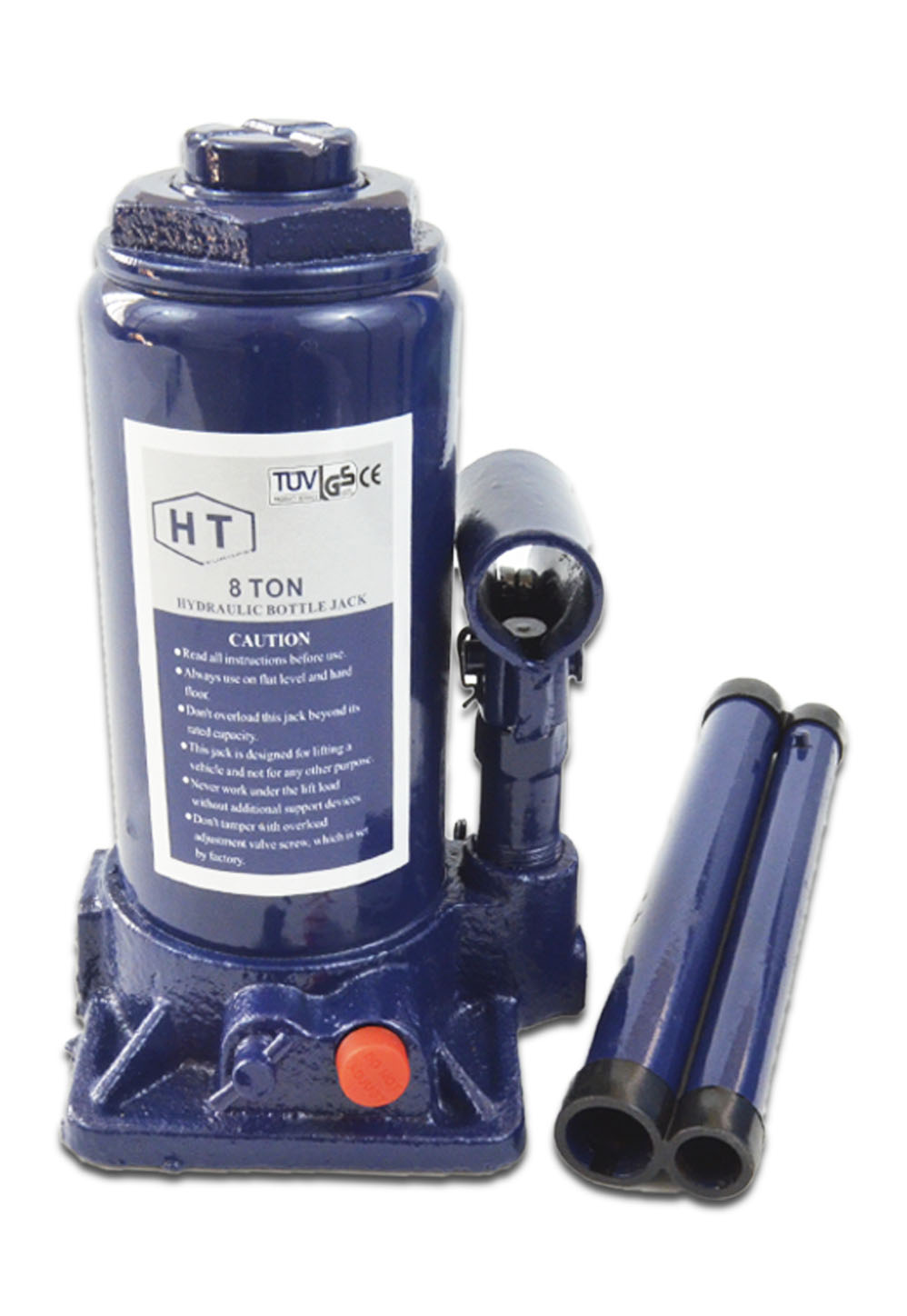 Hydraulický zvedák (panenka) nosnost 8 t, min. výška 200 mm, TÜV