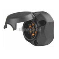Zásuvka 7pólová 12 V, 3+4, na šroubky